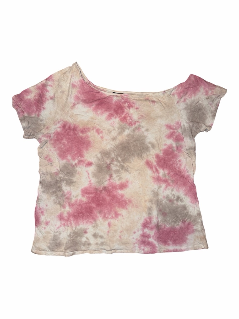 TORRID Tie-Dye Short Sleeve Women's One Shoulder Top - Size 1